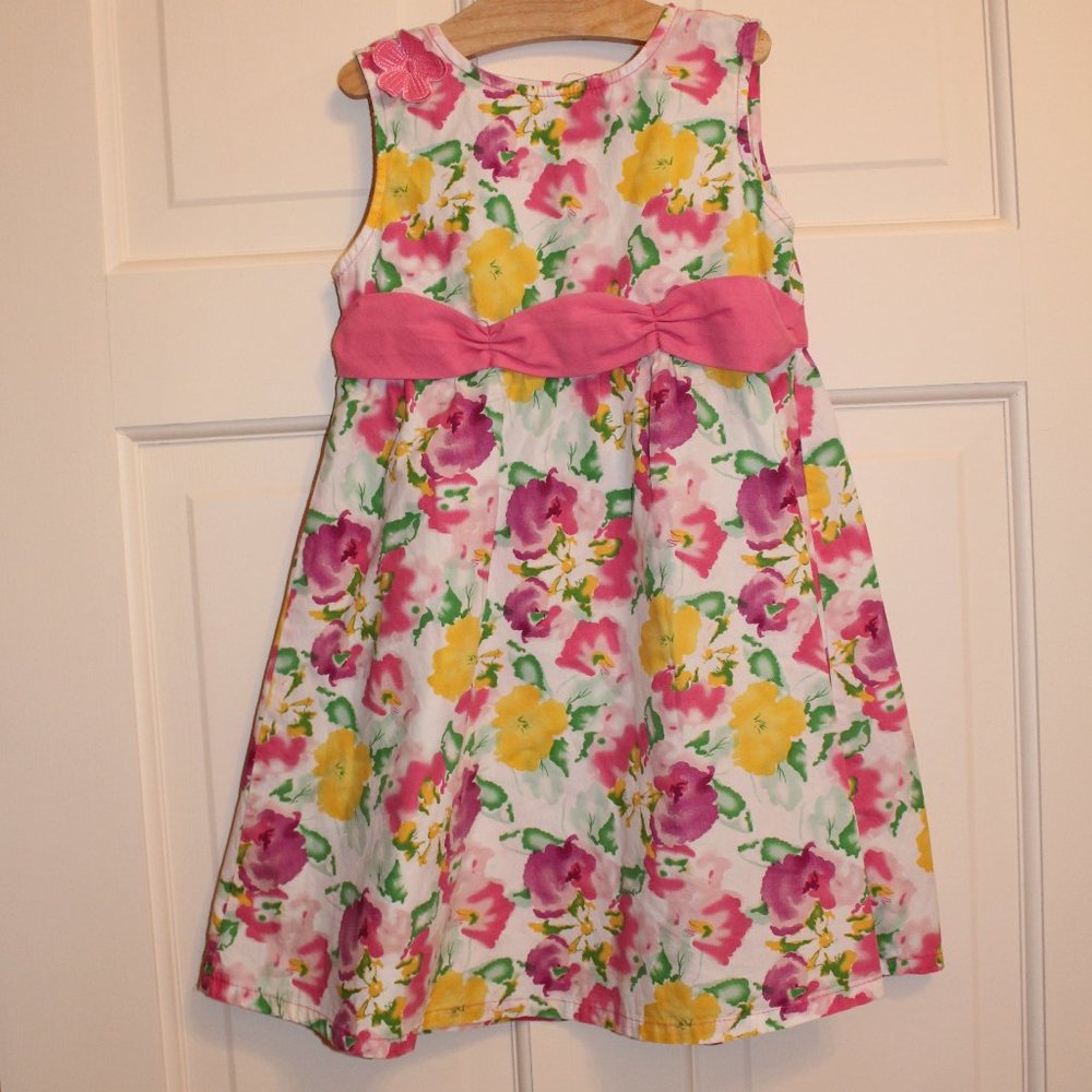 sz 6 Cotton Spring Floral Dress